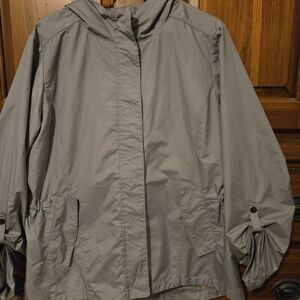 Lucy Activeware XL Hooded Utility Jacket/windbreaker